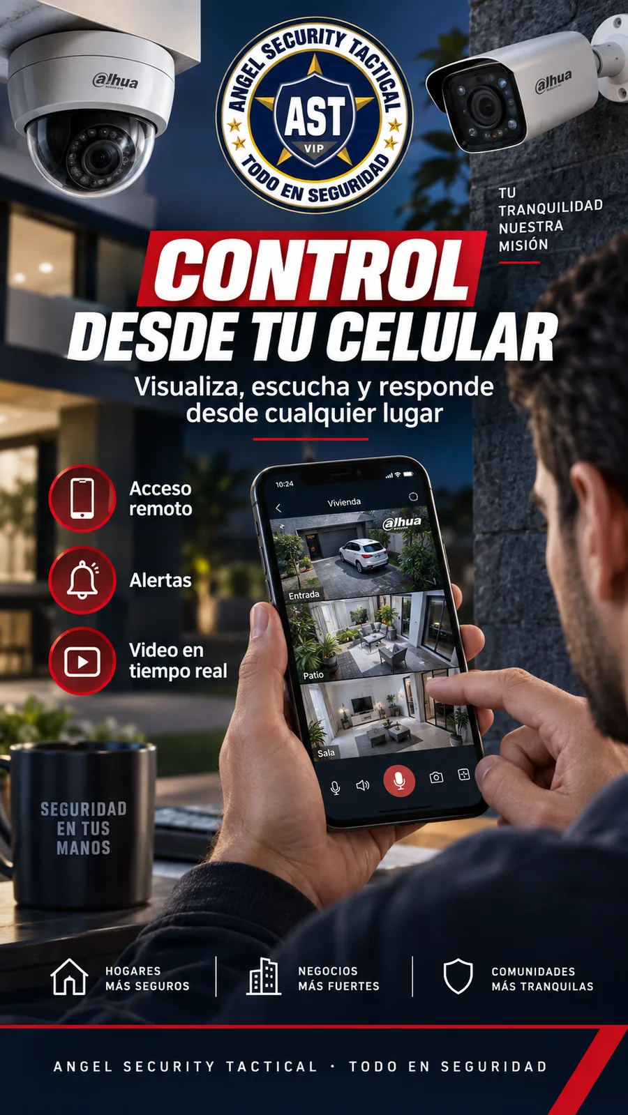 Control remoto de sistemas de seguridad