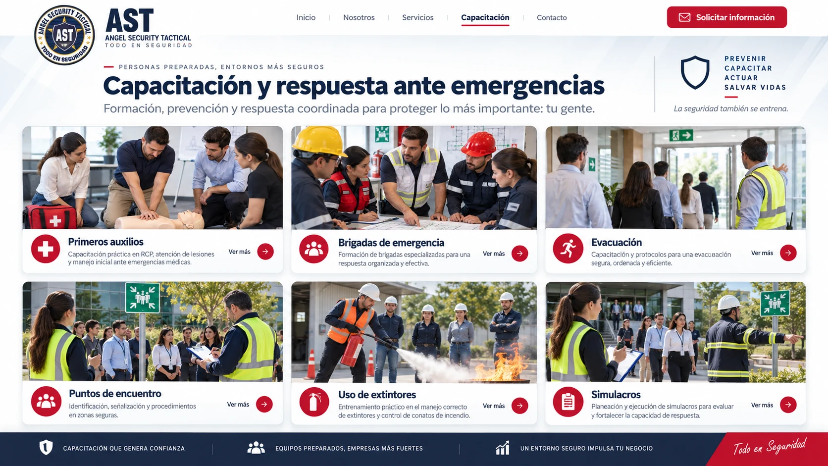 Capacitación y respuesta ante emergencias